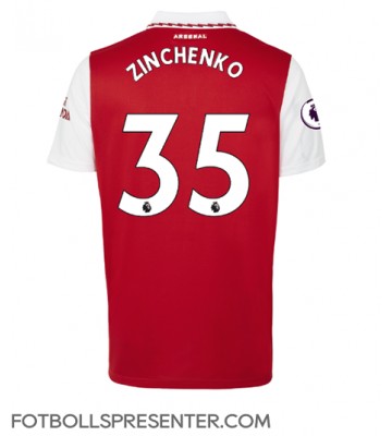 Arsenal Oleksandr Zinchenko #35 Hemma Matchtröja 2022-23 Kortärmad